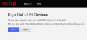 Sign In Out Of Netflix From All The Devices